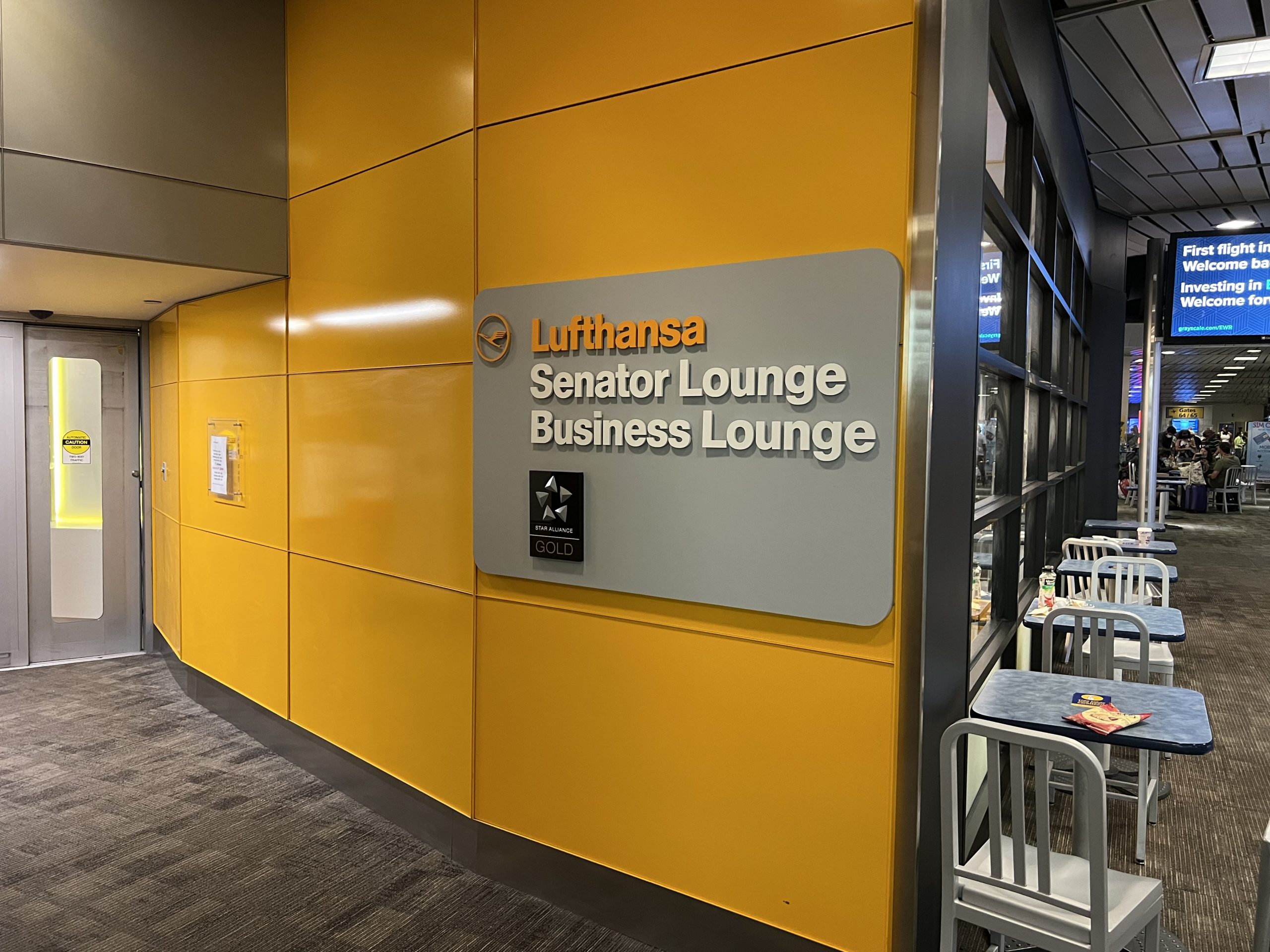 Lufthansa Lounge Newark Airport